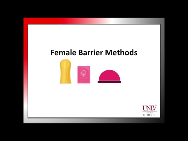 BC Module 1.1 Female Barrier Methods
