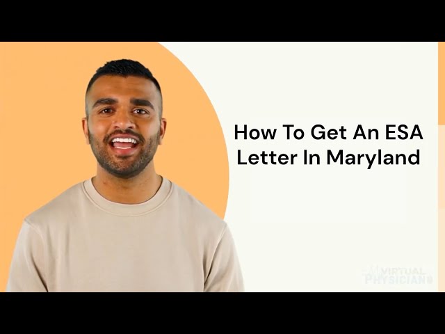 How To Get An ESA Letter in Maryland | My Virtual Physician